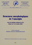 Structures morphologiques de l&rsquo;amazighe 